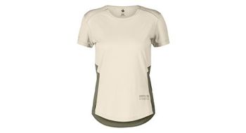 Maillot de manga corta para mujer scott endurance tech blanco caqui