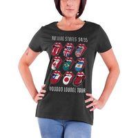 the rolling stones camiseta manga larga voodoo lounge para mujer