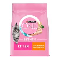 purina one junior  kitten chicken  whole grains dry cat food - economy pack 4 x 750g