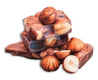 turron de chocolate con leche y avellanas 200g