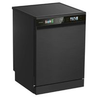 cecotec lavavajillas compacto de 60cm bolero aguazero 6620 dark c 1850w 15 cubiertos 8 programas motor inverter