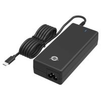 conceptronic ozul03be cargador universal usb-c pd 100w gan