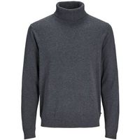 jack  jones jersey 12258051 basic roll-dark grey melange para hombre