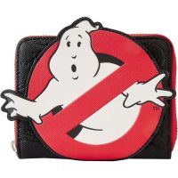 cartera billetera cazafantasmas ghostbusters logo con cremallera