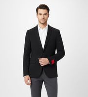hugo para hombre 50495628 americana colbert negro 50 casual clasico poliester