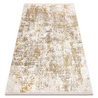 alfombra moderna duke 51546 beige  dorado - vintage estructurada mu 140x190 cm