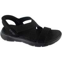 skechers sandalias slip-ins go walk flex sandal - glimmer up para mujer