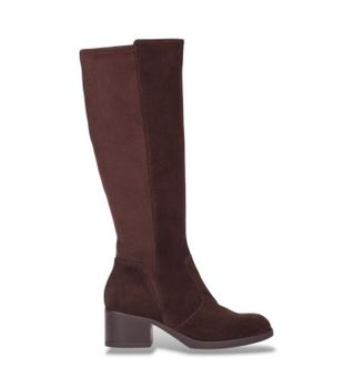 Wonders para mujer. G-6260 Botas de Piel Charme marrón (37), 3 a 5cm, Ante, Cremallera, Casual