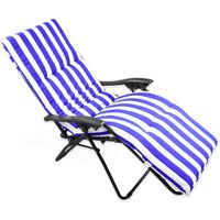 vigivision cojin tumbona acolchado 180x55x6cm colchoneta para tumbona