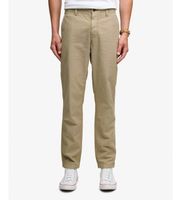superdry para hombre m7011487a pantalon chino tapered washed beige 3032 casual algodon
