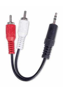 DCU JACK 3,5 M STEREO 2XRCA M 1,5M