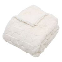 manta nalia 180 x 230 cm blanca - atmosphera createur dinterieur