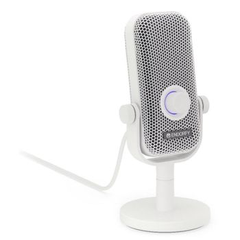 Micrófono Endorfy Solum Voice S USB cardioide con control giratorio y LED