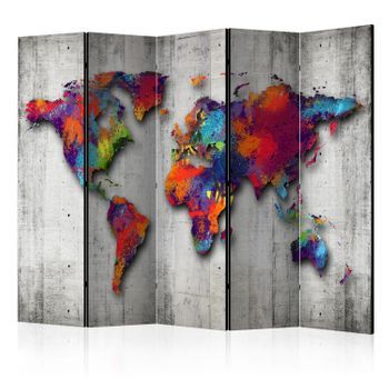 Biombo - Concrete World (225x172 Cm)