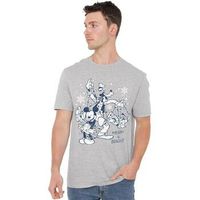 disney camiseta merry bright and tied up in lights para mujer