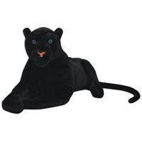pantera de peluche grande xxl negra vidaxl