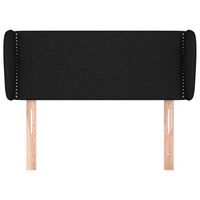 cabecero cama mueble de dormitorio de tela 83 x 23 x 7888 cm negro m020007894