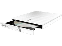 grabadora de dvd - asus sdrw-08d2s-u slim retail externa windows y mac os blanco