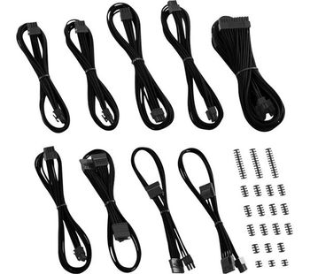 CABLEMOD Classic ModMesh C-Series RMi & RMx Power Cable Kit - Black, Black