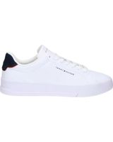 de tommy hilfiger fm0fm05367 court lth detail ess 0ld white-desert sky