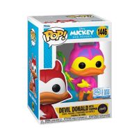 figura coleccionable funko pop disney devil donald con calabaza edicion limitada