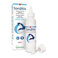 sonotix 120 ml limpiador auricular para perros y gatos vetoquinol