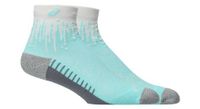 calcetines asics performance run quarter azul blanco