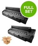 compatible multipack lexmark e250d printer toner cartridges 2 pack -250a21e