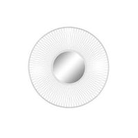 espejo metal espejo 90x2x90 blanco