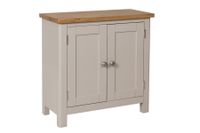 cole oak and truffle grey small sideboard