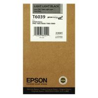 epson t6039 t603900 light light black high capacity original ink cartridge
