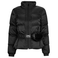 guess abrigo de plumas lucia bum bag puffa para mujer