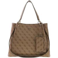 guess bolsa bolso tote lorella monogramme logo latte para mujer