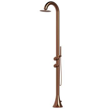 Piscina Sined Luna D Rose Gold Nautica Acero Inoxidable Ducha De Mano Agua Caliente Y Fría