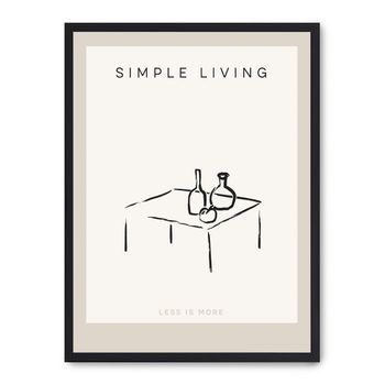 Cuadro Simple Living