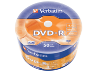 dvd-r azo 47gb 16x matt silver 50u