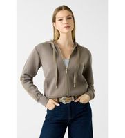 guess para mujer w6yq16k4354 sudadera con pedreria marron xs casual poliester manga larga