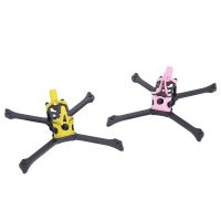 teosaw 533max 192mm distancia entre ejes 5mm grosor del brazo tipo x kit de marco de 5 pulgadas para dron de carrera fpv