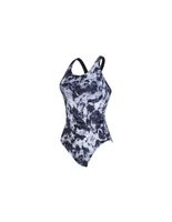 banador de natacion zoggs marble powerback mujer negro