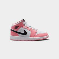nike deportivas moda 1 mid pink gazeblack-white para hombre