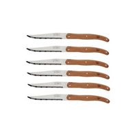 jean dubost juego de 6 cuchillos para carne - l0060011pef175