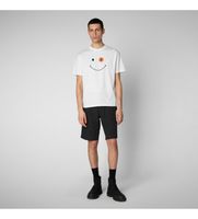 save the duck para hombre dt1197m-besy20 camiseta darlan blanco xxl casual algodon manga corta