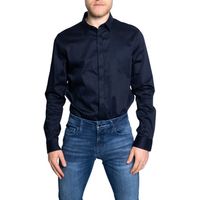 armani exchange camisa manga larga tinta unita 8nzcbd zn10z para hombre