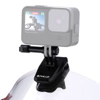puluz-soporte de clip para parabrisas de motocicleta soporte de aleacion de aluminio para camara para gopro hero13 negroinsta360 x4dji osmo action 5 pro
