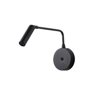 Lámpara De Pared Ugur-6042 Negro Metal 10x27x15 Cm