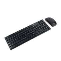 combo tecladoraton slim tooq tqkmw-3102-b rf negro