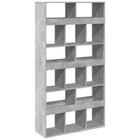 separador de ambientes madera gris hormigon 100x33x1875 cm vidaxl