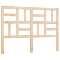 cabecero de cama madera maciza de pino 146x4x104 cm vidaxl