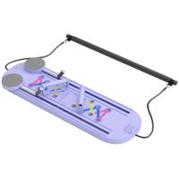 sportnow 5 en 1 agarre para flexiones plegable barras de flexiones con bandas de resistencia almohadillas para codos portatiles   aosom espana