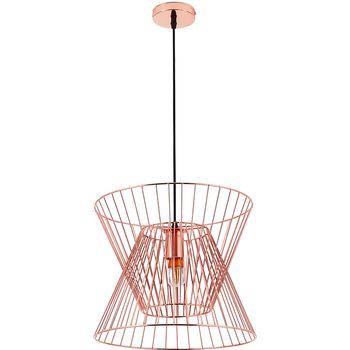 Lámpara De Techo Retro - Lámpara Colgante De Diseño - Lia Rosado Oro